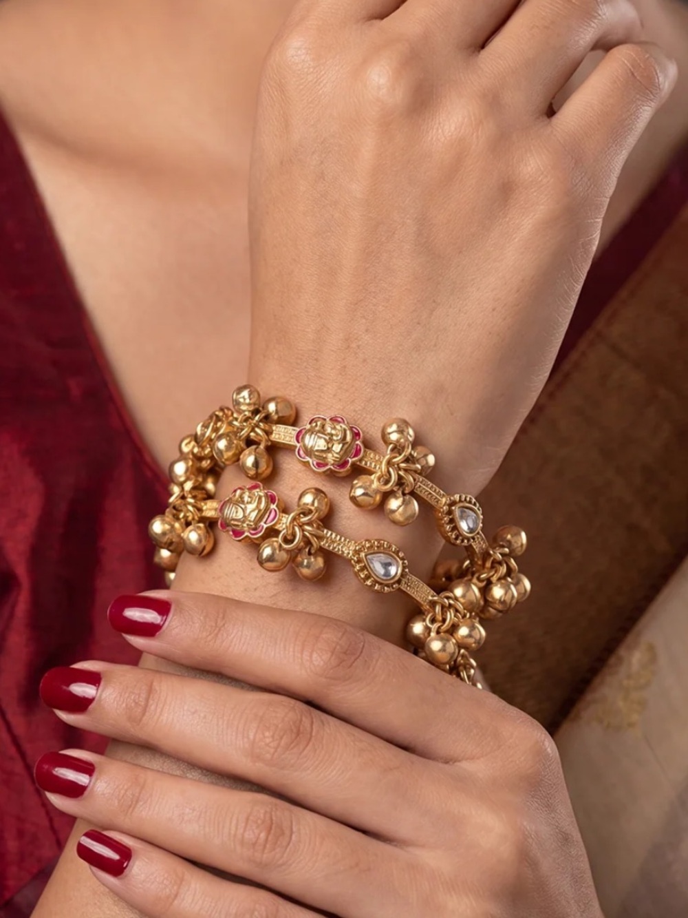 Shalini Victorian Traditional Ghungroo Bangles